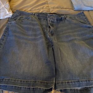 Lee Women's Blue Denim Shorts